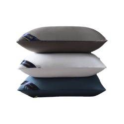 Premium Hotel Pillow with Feather Down Core for Neck Support and Comfort