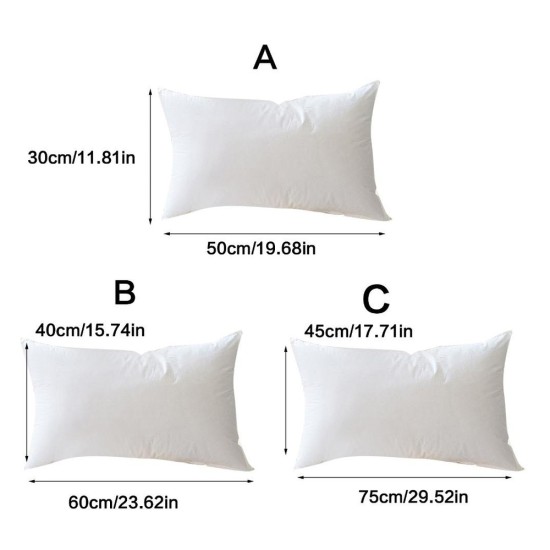 High Rebound Pillow Core Breathable Down Filling Suitable for Family Bedrooms