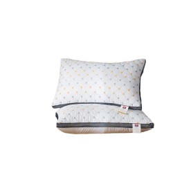 Plush Down Alternative Pillow with 3D Mesh Border for Ultimate Comfort