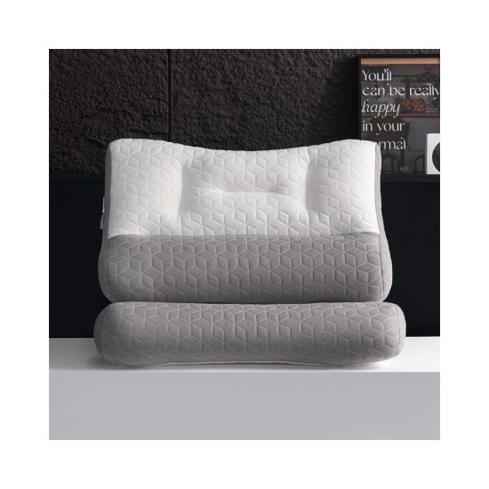 Memory Foam Cervical Pillow for Neck Pain Relief - Ergonomic Contour Support Pillow for Side, Back, Stomach Sleepers