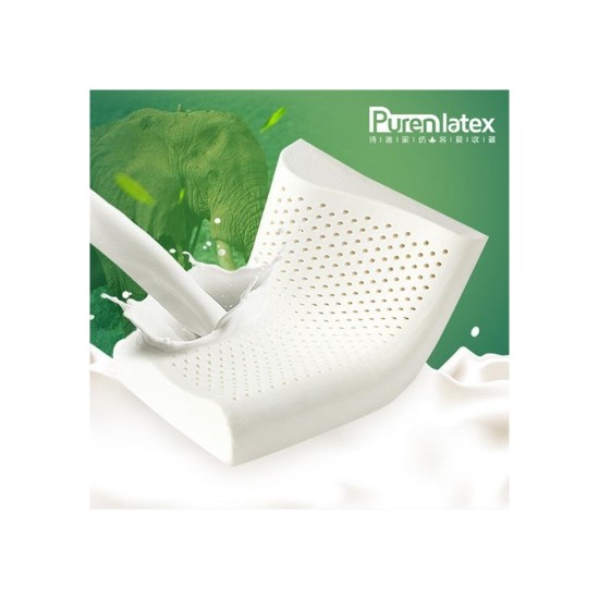 Hypoallergenic Latex Pillow for Kids | Ergonomic Support for Side Sleepers & Neck Comfort