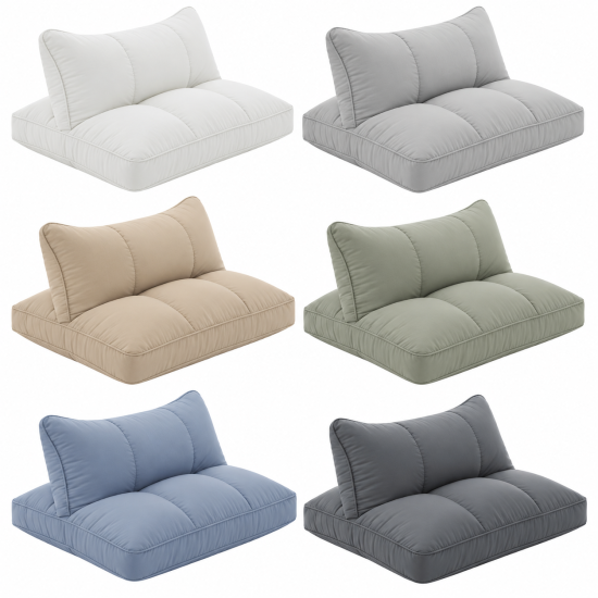 Hotel Quality Pillow with Latex Quilting and Feather Down Alternative for Neck Support