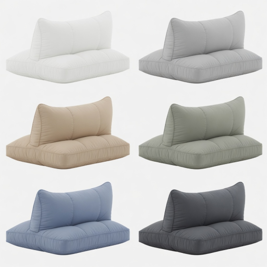 Hotel Quality Pillow with Latex Quilting and Feather Down Alternative for Neck Support