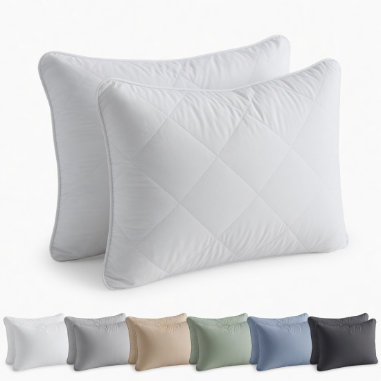 Premium Feather Down Alternative Pillow for Neck Support and Deep Sleep