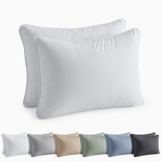 Premium Feather Down Alternative Pillow for Neck Support and Deep Sleep
