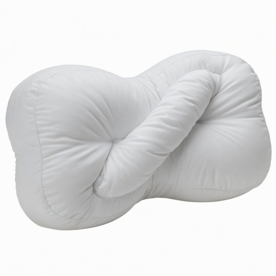 Hotel Pillow with Twisted Bread Shape and Feather Down Alternative